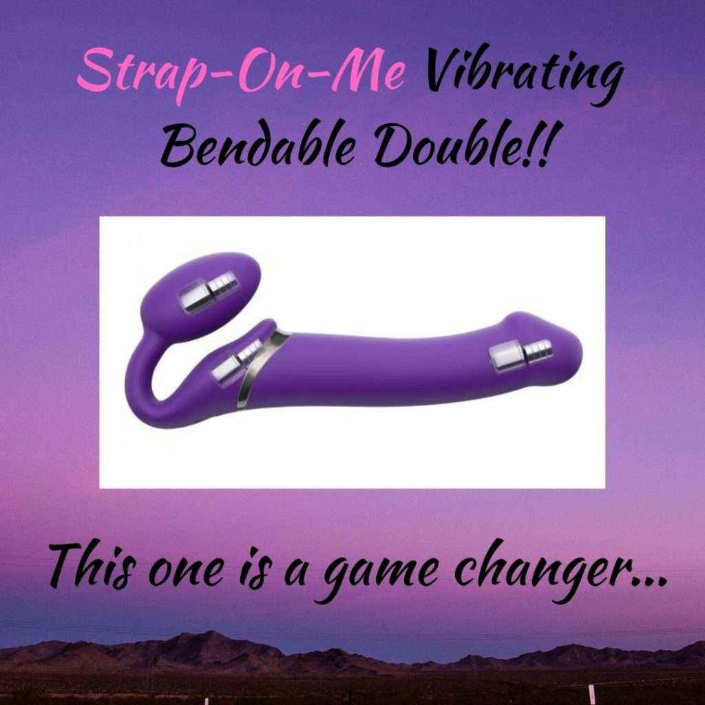 Ruby Ryder shares picture of  double ended vibrating dildo for pegging